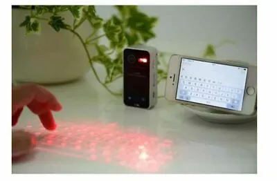 Wireless Bluetooth Laser Projection Virtual Keyboard For Smartphone Laptop Table • $36.64