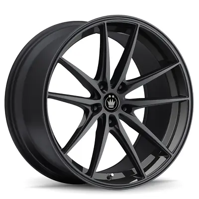 17  Konig 37B Oversteer 17x8 5x4.5 Gloss Black Wheel 35mm Rim • $429.27