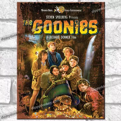 £3.95 • Buy GOONIES Movie Metal Signs Vintage Retro Wall Plaque Garage Shed TV Film Tin Sign