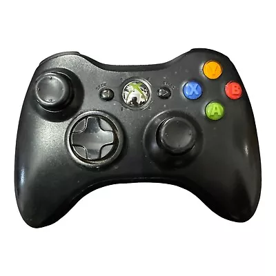 Genuine Microsoft Xbox 360 Wireless Controller Black - Fully Tested! • $29.95