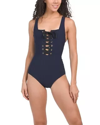 AMORESSA BY MIRACLESUIT Bondi Thunderball One-piece Swimsuit  (size 14) • $119.99