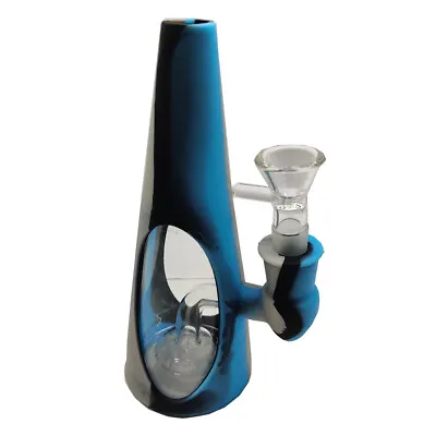 $15.26 • Buy 6.3 Inch Silicone Smoking Water Glass Hookah Pipe Bong Bubbler Shisha Pipe+Bowl！