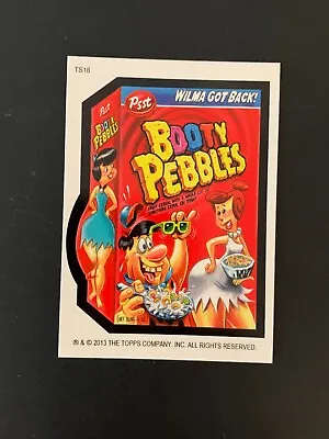 2013 Topps Wacky Packages Series 9 Booty Fruity Pebbles Postcard Bonus Card TS18 • $99.99