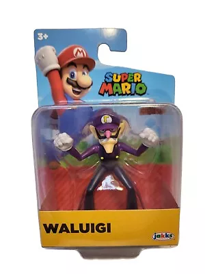 New Nintendo Super Mario Waluigi 2.5  Toy Figure • £12.55