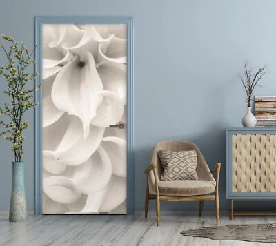 £84.77 • Buy 3D White Petal A1196 Door Wall Mural Photo Wall Sticker Decal Assaf Frank Sinsin