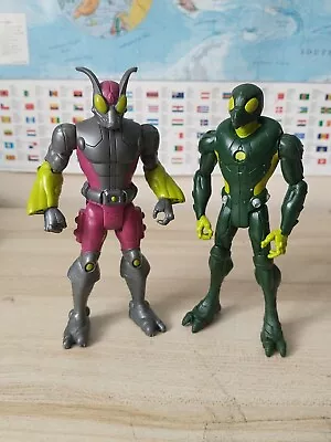 Ultimate Spiderman VS The Sinister Six Beetle & Green Goblin Action Figures • £5