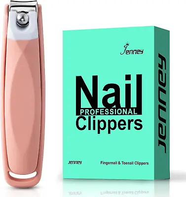 Nail Clipper With Catcher Sharp Stainless Steel Fingernail And Toenail Cutters • $18.74