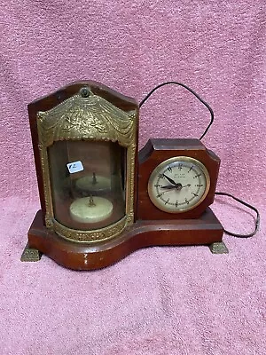 Vintage Dancing Ballerina United Electric Clock Corp Model 870 Animated & Music • $25