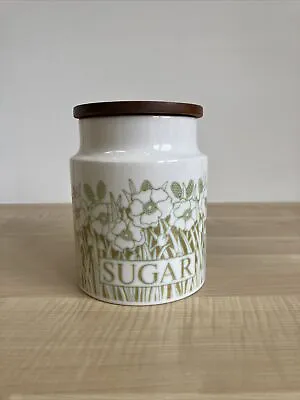 Vintage 1970s Hornsea Fleur Lidded Cannister | Sugar | Designed By Sarah Vardy • £10.49