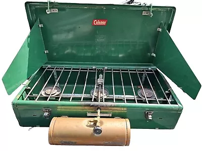 Vintage 1951-53 426A 3 Burner Coleman Camp Stove Complete And AMAZING Camping • $140