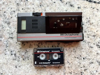 £39.99 • Buy ORIGINAL DICTAPHONE 1254 Voice Processor PORTABLE Mini Cassette Tape Recorder