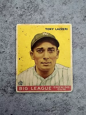 1933 Goudey #31 Tony LAZZERI NY Yankees HOF Rookie RC • $169
