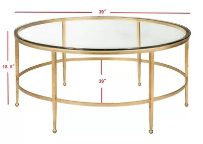 Safavieh EDMUND COCKTAIL TABLE Reduced Price 2172730886 AMH8304A • $249