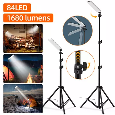 Ourdoor Portable Camping Lantern Lamp USB Telescopic Rod LED Fishing Work Light • $31.99