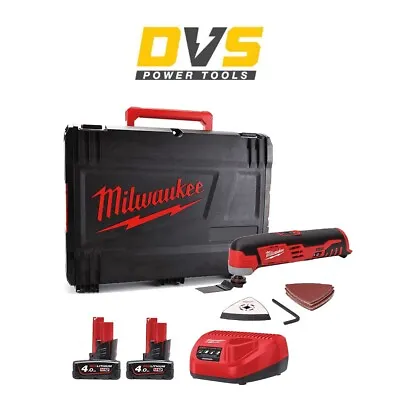 Milwaukee C12MT-402X 12V Compact Multi-Tool With 2x4Ah Batts Charger And HD Box • £214.95