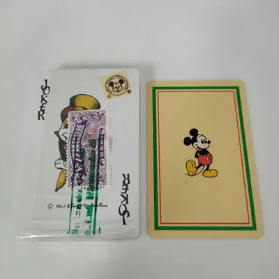 Disney Playing Cards With Tax Stamp Mickey Mouse Playing Cards Rare Item Unused • $48.90