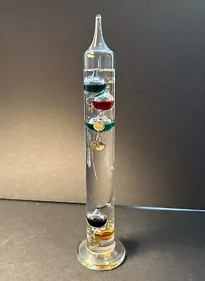 Galileo Thermometer Glass With COLORFUL  Floating Balls Office/Table/Home Decor • $7.99