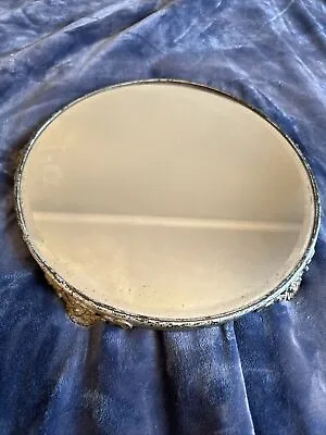 Victorian /Antique 14  Plateau Mirror Vanity Tray Perfume Bottle Display • $55.12