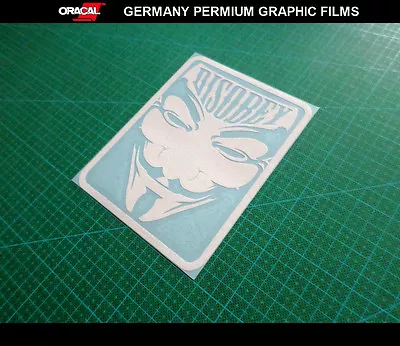 $6.52 • Buy V For Vendetta DISOBEY Anonymous Guy Fawkes Hacker Car Decal Vinyl Sticker #06