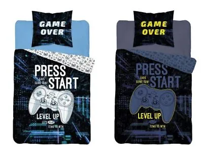 Game Over Glow In The Dark Quilt Cover Set - Single Bed • $79.95