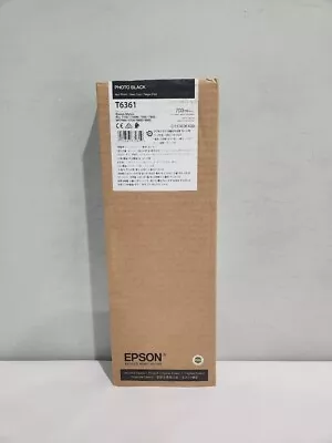 Epson T6361 Photo Black 700ml Ink Cartridge EXP 2021 • $49.99