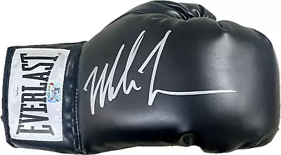 Mike Tyson Signed Autographed Black Boxing Glove JSA & Mike Tyson Holo Authen R • $134.99