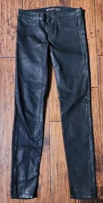 J Brand Super Skinny Coat Steal Jeans/Pants Black Sz 26 (Inven.w28) EUC • $19.99