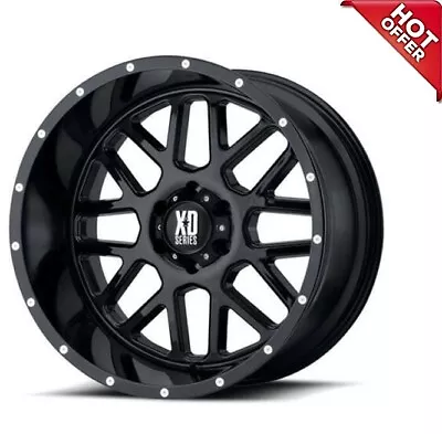 (4) 17inch XD Wheels XD820 Grenade Gloss Black Off Road Rims(S8) • $1096