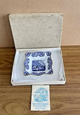 Coalport Ironbridge 200th Anniversary Trinket Dish Museum 12.5cm X 12.5cm Boxed • £14.99