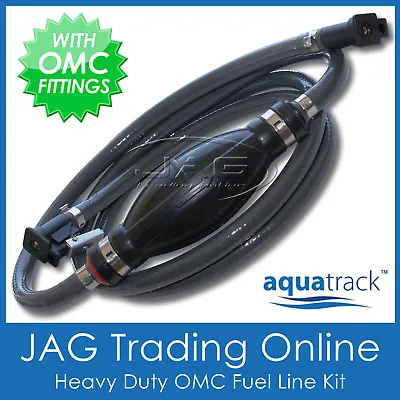 5/16  OUTBOARD BOAT FUEL LINE - JOHNSON EVINRUDE OMC - 8mm ID Marine Hose/Primer • $20.84