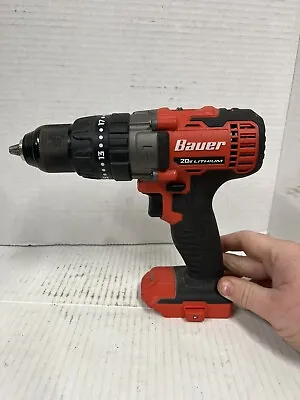 Bauer 1792C-B1 20V Cordless 1/2  Hammer Drill /Driver Works Perfectly CLEAN • $24.99
