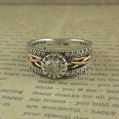 Vintage Celtic Brave Heart Ring For Men Cubic Zircon Party Jewelry Gift Sz 6-13 • $2.65