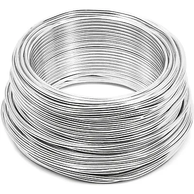 $11.99 • Buy Aluminum Wire 101ft , Bendable Metal Craft Wire For DIY Crafts, 12 Gauge