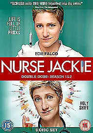 Nurse Jackie: Season 1 And 2 DVD (2011) Edie Falco Cert 15 6 Discs Amazing Value • £4.08