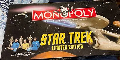 Monopoly Star Trek Limited Edition - USAopoly Complete Pre-owned Excellent THG • $85