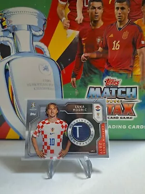 LUKA MODRIC CROACIA Meaningful Memorabilia Match Attax Euro 2024 #LR2 • $175