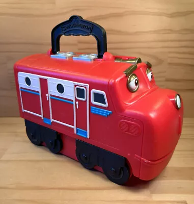 CHUGGINGTON “Red” Awesome Toy Train Storage Case Novelty Shaped Kids Box (2010) • $18.99