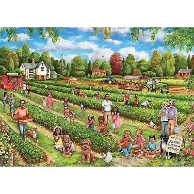 Falcon Strawberry Picking 1000 Piece Jigsaw • £8.95