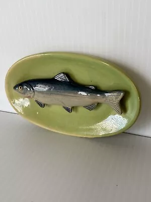 Rosemeade Pottery Salmon Plaque Pottery Stamped On Back Rare Art Collectable • $299