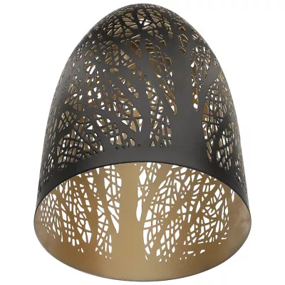 Hollow Out Lampshade Tree Shadow Lamp Shade Chandelier Black Lamp Shades • £19.99