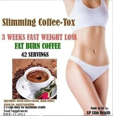 3 Week Weight Loss Detox Extreme Keto Diet Slimming Burn Fat Coffee-tox Drink • £12.99