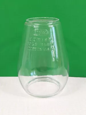 Clear Dietz Junior Cold Blast Lantern Globe 5.5  Tall Embossed  • $67.74