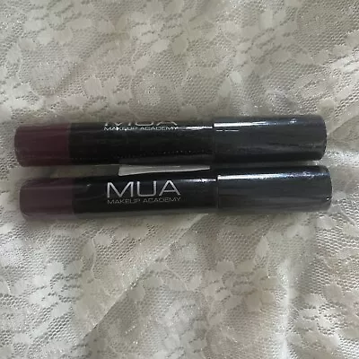 2 MUA Makeup Academy Matte Lip Crayon - 703 Currant Sealed • $15.99