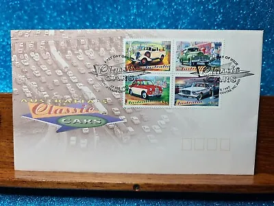 £1.99 • Buy First Day Cover📮(4 Stamps) Australia's Classic Cars 1997📮 World Trade Cent VIC