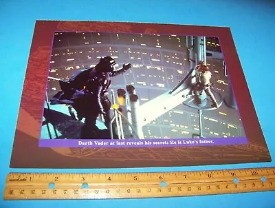 The Empire Strikes Back Mini-Poster  Luke's Father Darth Vader   Vintage 1997  • $7.25