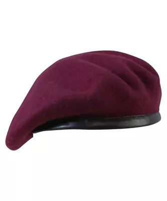 British Army Beret 100% Wool Soldier Cadet Maroon RAF Military Blue Marine Green • $12.42