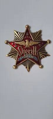 Sheriff State Montana Vintage Badge Pin • $10
