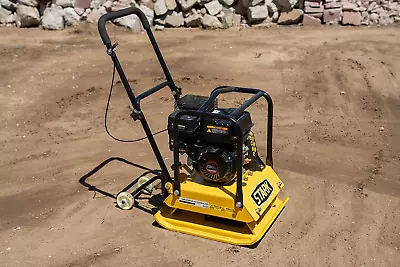 6.5HP Plate Compactor 21 X 21 Inch Plate Gas-Powered 196Cc Vibratory Plate Const • $877.80