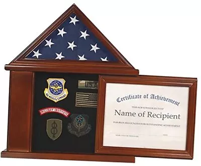 Not For A Burial Flag Flag Display Case Certificate Holder Military Shadow  • $105.85