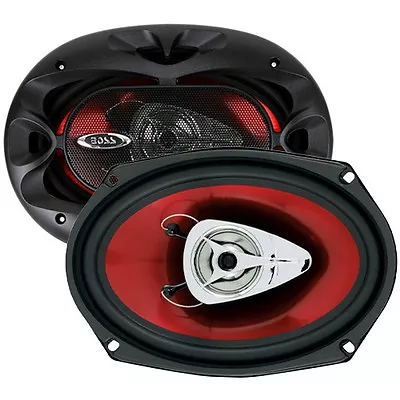 NEW (2) 6x9  Car Speakers.Crisp Tweeters.Six By Nine Inch.Pair.Sound.6x9.4 Ohm • $59